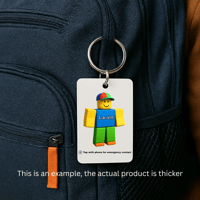Image 3 of EMERGENCY CONTACT SMART KEYCHAIN