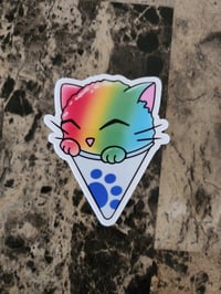 Image 1 of Shave Ice Kitty Sticker
