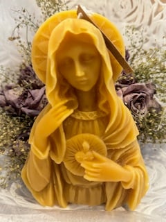 SWEET VIRGIN MARY CANDLE