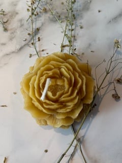 SMALL FLOWER CANDLE * VELA DE FLOR CHICA