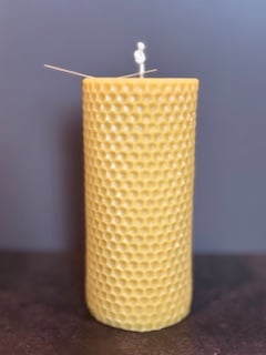 HEXAGON PILLAR CANDLE * VELA DE PILAR HEXAGONO 