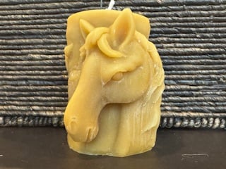 COURAGEOUS HORSE CANDLE  * VELA DE CABALLO VALIENTE