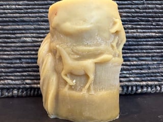 COURAGEOUS HORSE CANDLE  * VELA DE CABALLO VALIENTE