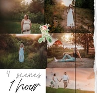 Image 1 of FOUR SCENES in 1-Hour or TWO SCENES in 30-min Sunset Session 