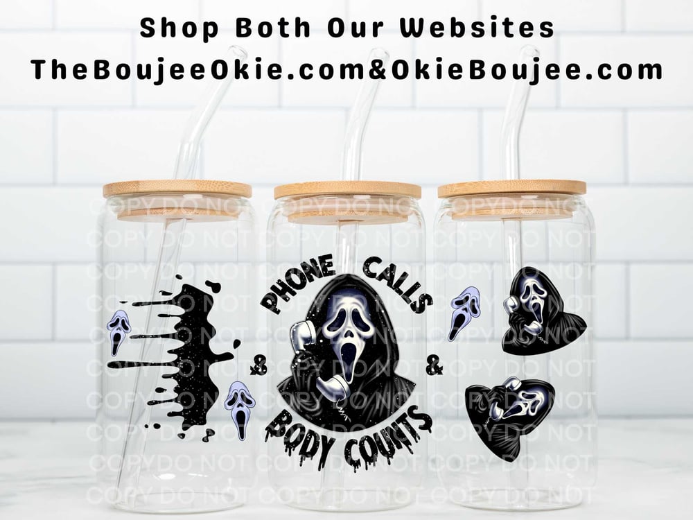 Image of Ghostface Uv Dtf Wrap Double Sided  W0840