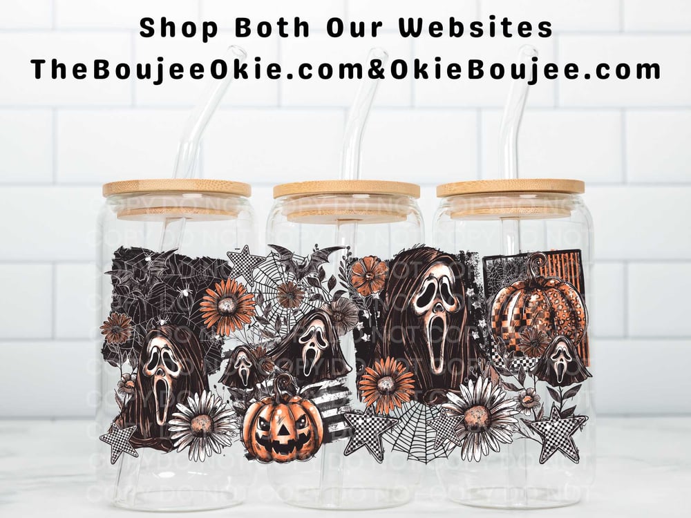 Image of Ghostface Uv Dtf Wrap Double Sided  W0862