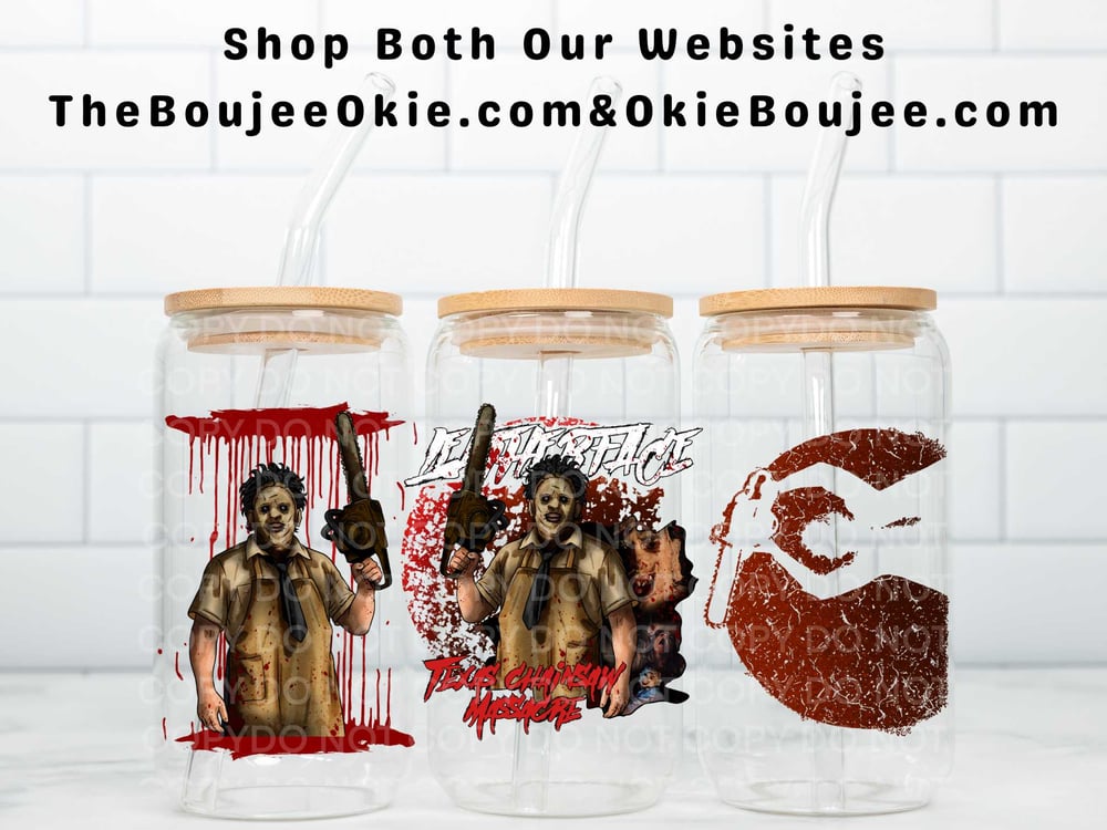 Image of Leatherface Uv Dtf Wrap Double Sided  W0863