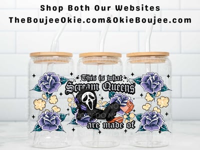 Image of Ghostface Lizzie Uv Dtf Wrap Double Sided  W0864