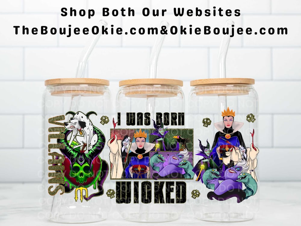 Image of Born Wicked Uv Dtf Wrap Double Sided  W0868