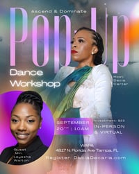 Pop Up Dance Workshop - Virtual Recording