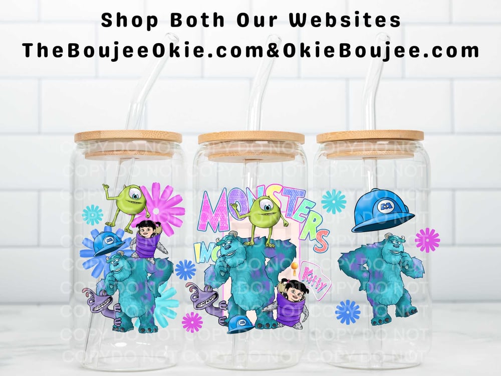 Image of Monsters Uv Dtf Wrap Double Sided  W0869