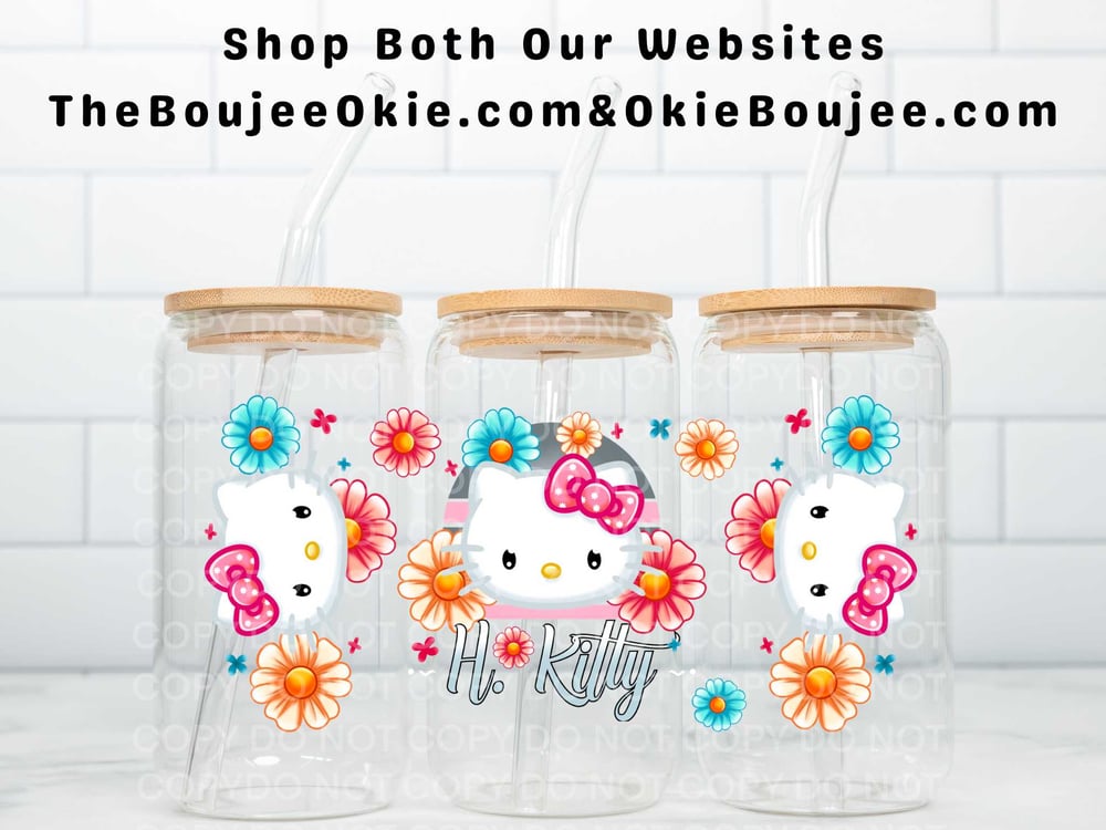 Image of HK Kitty Uv Dtf Wrap Double Sided  W0880