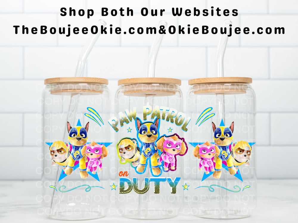 Image of Paw Patrol Uv Dtf Wrap Double Sided  W0881