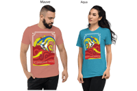 Image 4 of Boat In Storm Short Sleeve Fitted  t-shirt