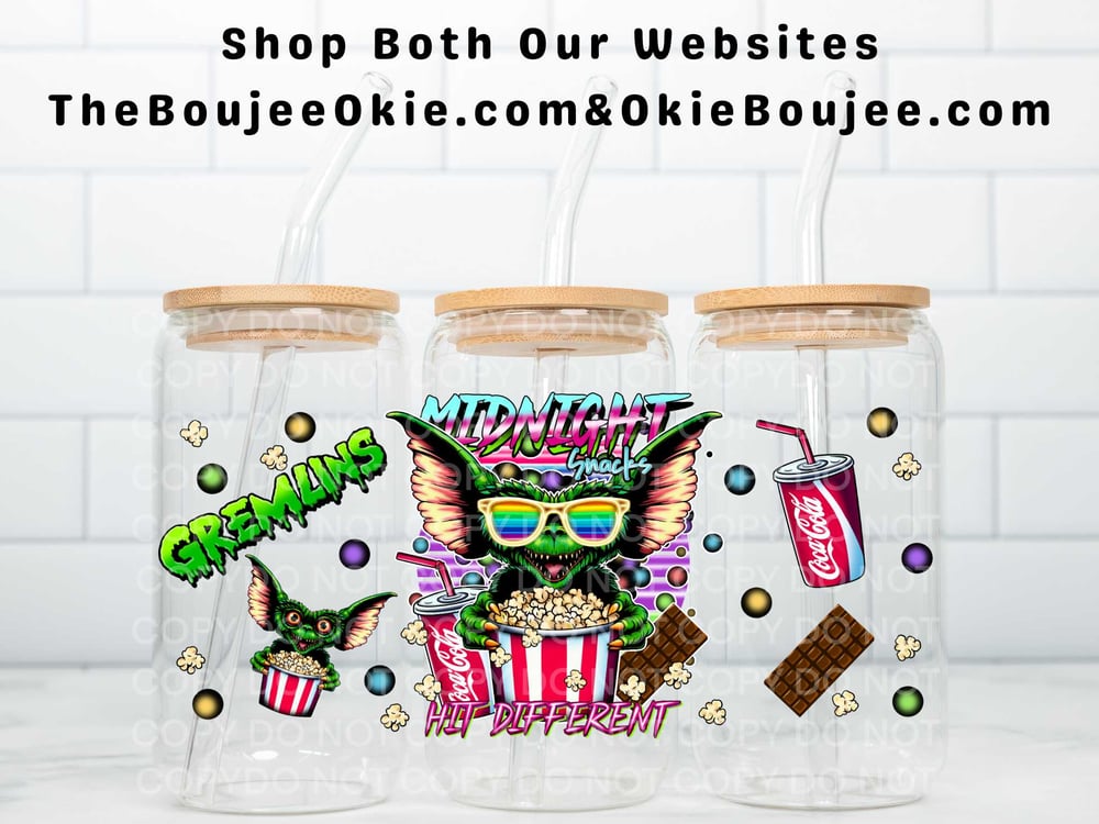 Image of  Gremlins Uv Dtf Wrap Double Sided  W0569