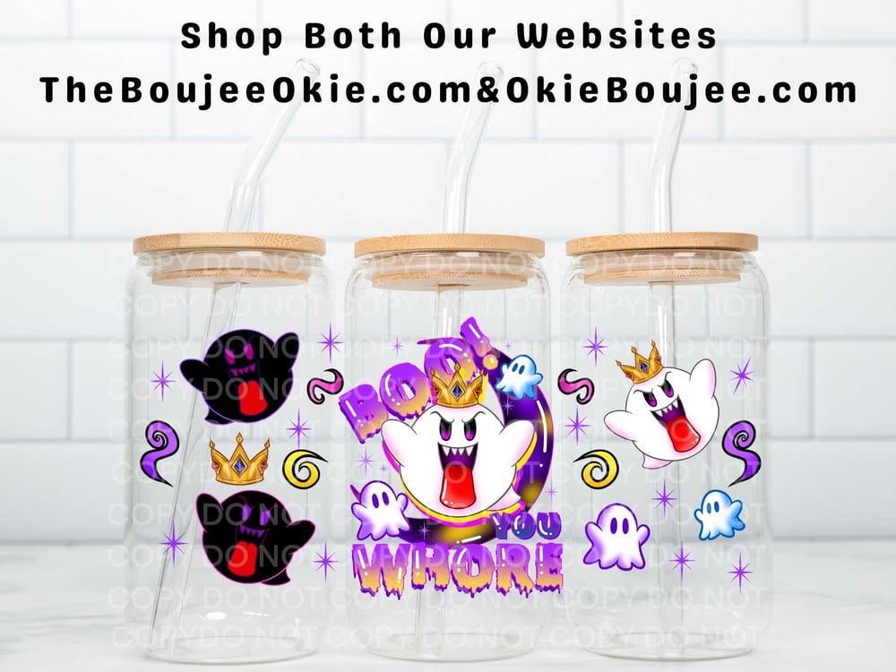 Image of King Boo Uv Dtf Wrap Double Sided  W0612