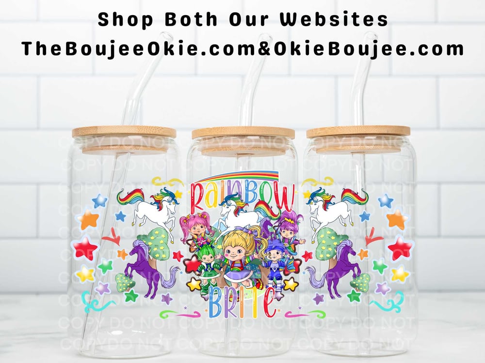 Image of Rainbow Bright Uv Dtf Wrap Double Sided    NRB