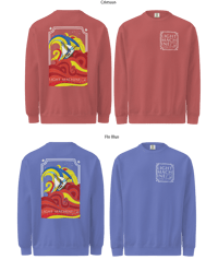 Image 3 of Boat In Storm Cozy Sweatshirt