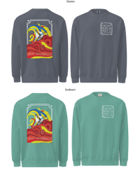 Image 4 of Boat In Storm Cozy Sweatshirt