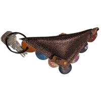 Image 2 of Leather Triangle Keychain - Twist The Triangle