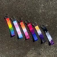 Image 2 of galaxy pride - keychains!
