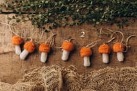 Image 1 of Cosy mushrooms garland