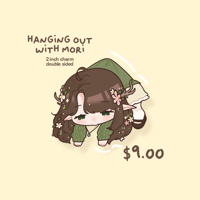 Hanging with Mori charm