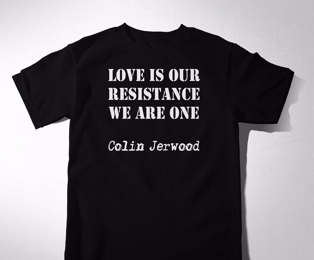 Image of CONFLICT Love is Our Resistance Tshirt