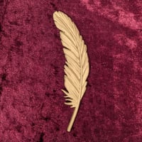 Image 4 of Set of 5 Resin Feathers Wall Art