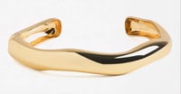 Image 1 of Wave Open Cuff Bangle