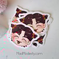 Image 3 of Jin in pigtails chibi sticker