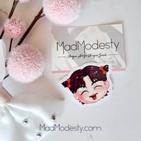 Image 4 of Jin in pigtails chibi sticker