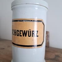 Image 3 of Wonderful Large German Apocathery Jar N.3