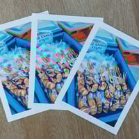Image 1 of Large Langs,  limited edition giclée print