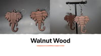 Image 4 of Elephant Engraved Earrings