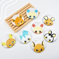 Image 2 of Poke Peek Pin Badges