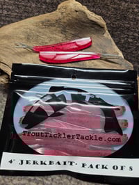 Image 1 of 4" Jerkbait- Cherry Bomb
