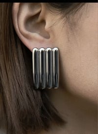 Image 2 of Vintage Stud Button Earrings