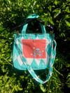 Botanical Clowns Long Strap Canvas Zip Bag