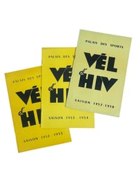 Image 1 of 6-day track programme brochure - Vel d'Hiv Velodrome - 