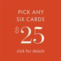 Image 1 of Pick 6 Cards