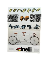 Image 4 of Mid 1980's Cinelli Brochure Bars Stems Helmets Saddles Frame Building and more