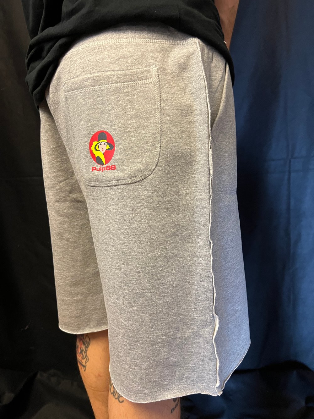 sweat short raw cut 