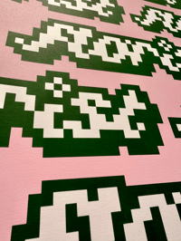 Image 3 of Green, Pink & White (2025)