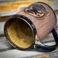 Image 3 of The Prancing Pony Carved Mug