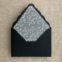 Image 11 of Dainty floral printed envelope liner for A7 euro flap envelope PACK of 10