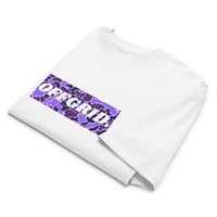 Image 3 of Camo Box Logo Oversized Tee (Purple)