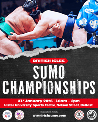 British Isles Sumo Championships Competitor | TWO WEIGHT CLASSES