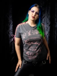 Image 6 of Small Pink Floyd Lace Up Tee