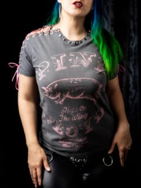 Image 1 of Small Pink Floyd Lace Up Tee